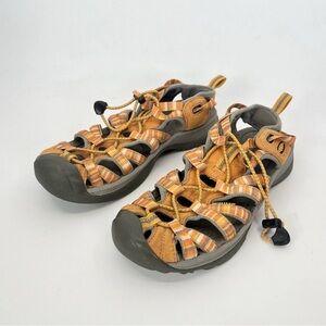 Keen Water Sandals Hiking Trail Shoes Waterproof Orange - WOMENS 8